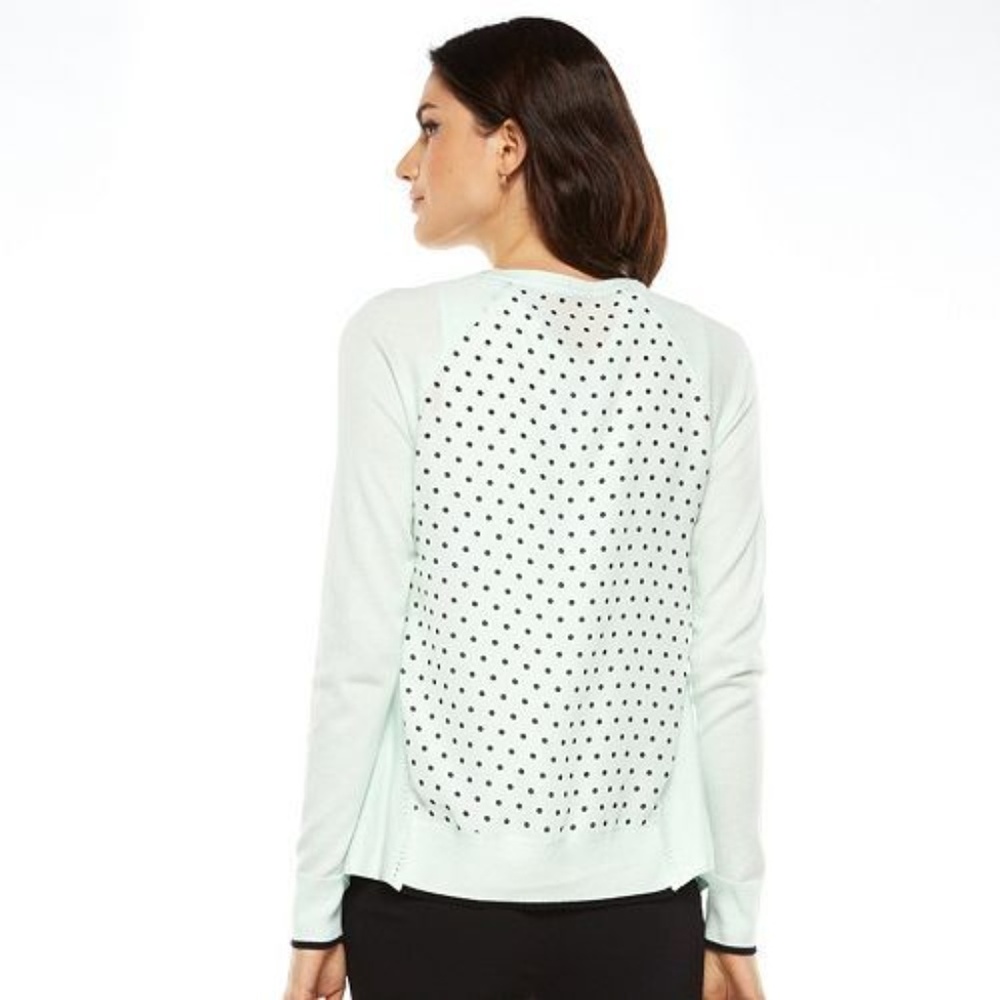 Chiffon Back Flyaway Cardigan